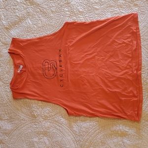 Define Your Inspiration. Red. CycleBar. Tank with keyhole on back. Size Medium.